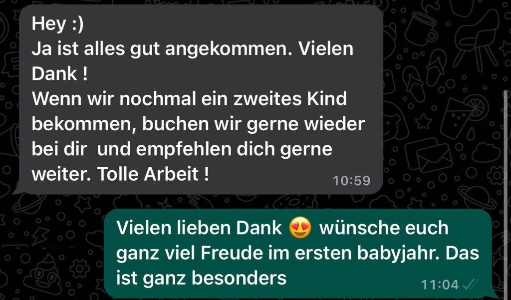 Rezension Babyfotos Daniela Frank
